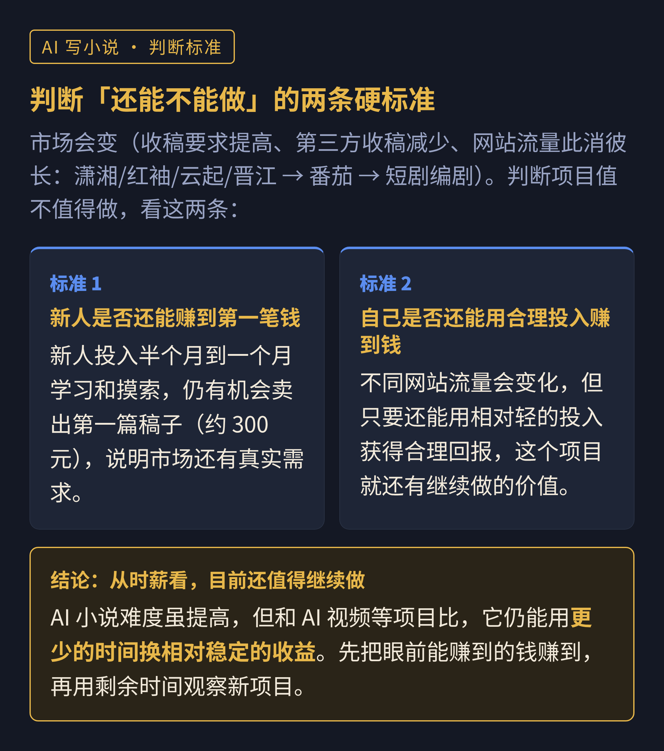 两条硬标准