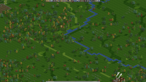 OpenTTD 地图动图