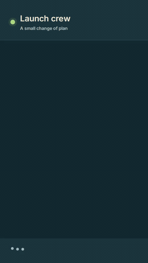 Hypit 纯代码渲染的第一条视频：一个逐条出现的聊天界面